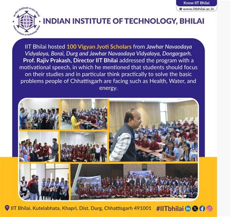 Indian Institute of Technology, Bhilai on LinkedIn: #iitbhilai