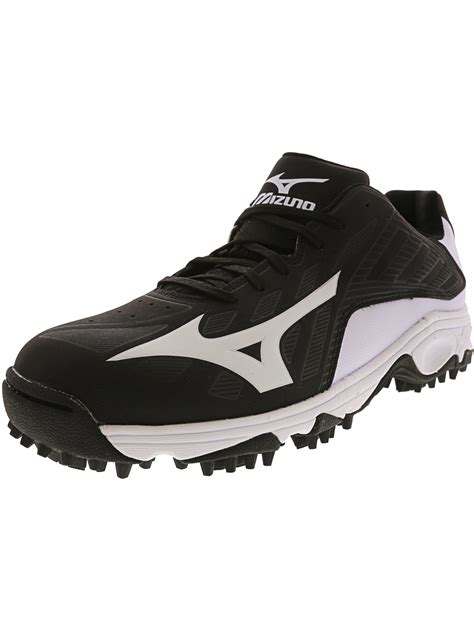 Mizuno 9-spike Advanced Erupt 3 Baseball Shoe - 9.5M - Black / White - Walmart.com