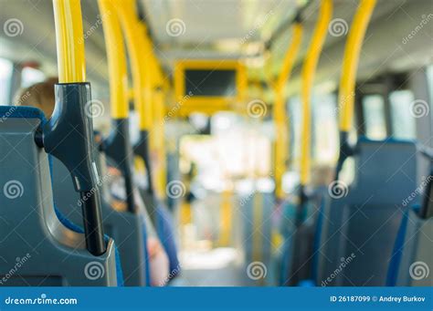 City bus interior stock image. Image of macro, leaving - 26187099