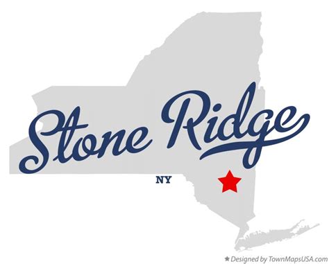 Map of Stone Ridge, NY, New York