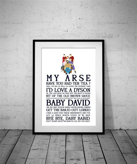 The Royle Family Best Quotes Print Jim Royle Barb Anthony - Etsy