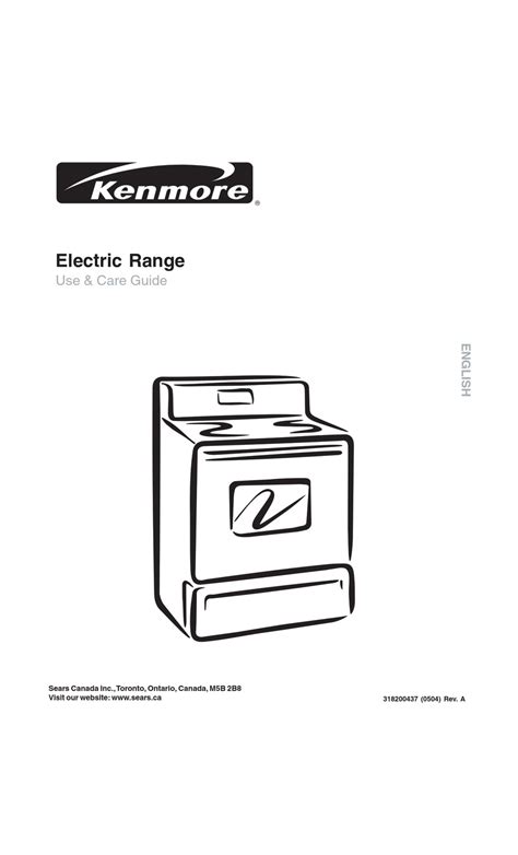 Kenmore Electric Stove Parts Manual at Dustin Groner blog