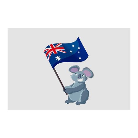 Australia Flag Style 11 Sticker - DecalsHouse