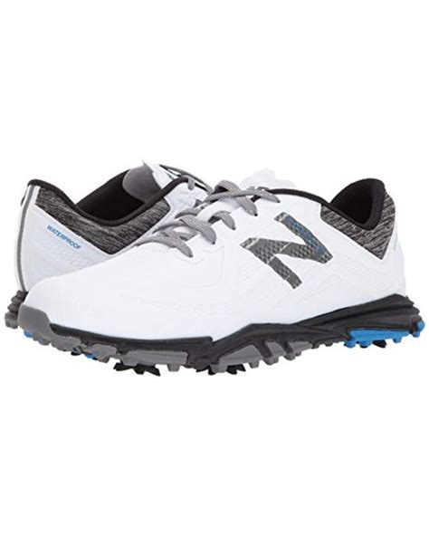 New Balance Minimus Tour Waterproof Spiked Comfort Golf Shoe in White ...