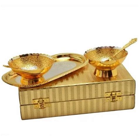 5 Pieces Metal Gold and Silver Plated Gifts For Wedding, For Gift,Daily Use at Rs 179/piece in ...