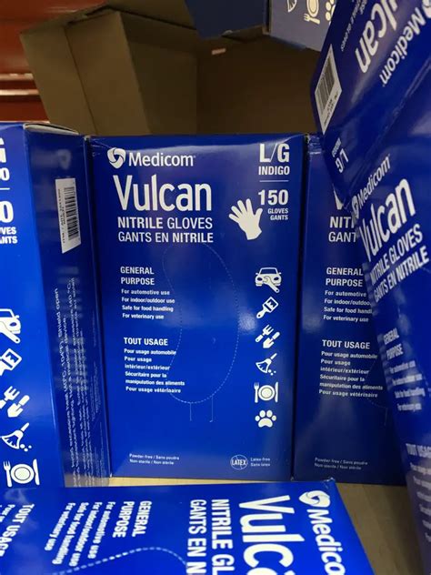 Costco Gloves, Vulcan Nitrile Powder Free M, L, XL - Costco Fan