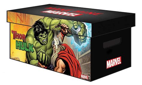 Buy Supplies - Comic - MARVEL GRAPHIC COLLECTION COMIC BOXES THOR VS. HULK (ONE BOX + LID ...