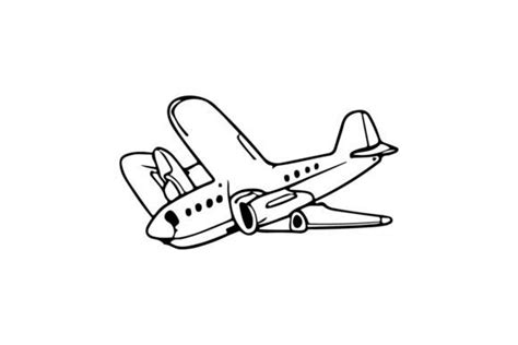 Plane Vector Graphic by Sultana Creative Store · Creative Fabrica