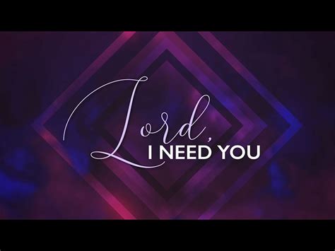 Lord I Need You Video Worship Song Track with Lyrics | WorshipTeam.tv | SermonSpice