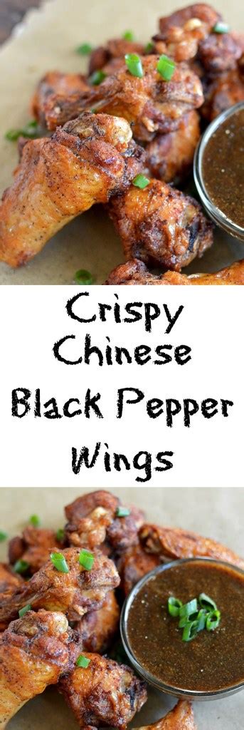 Crispy Chinese Black Pepper Chicken Wings - Savory Spicerack