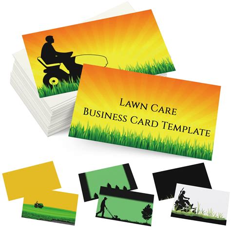 Lawn Service Business Cards Templates