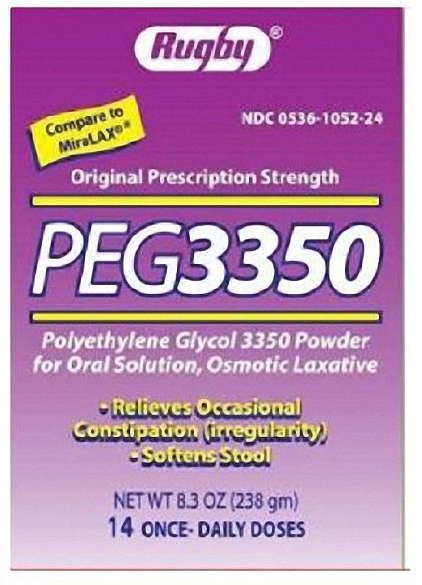 Rugby Laxative PEG 3350 - 8.3 oz - FamilyOTC