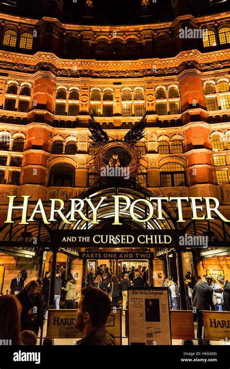 Harry Potter And The Cursed Child at the Palace Theatre London Stock Photo - Alamy