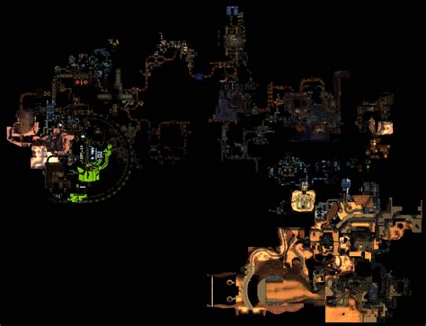 A map of BM's Black Mesa Research Facility - The Cafeteria - Leakfree