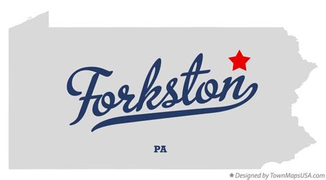 Map of Forkston, PA, Pennsylvania