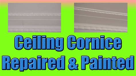 Repair and Restore Cornice - Cornice Repaired and Painted - YouTube