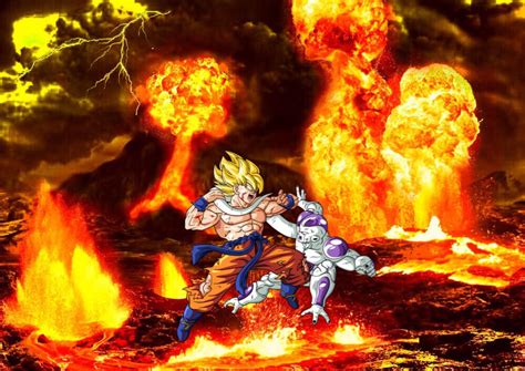 Goku vs Frieza on Planet Namek by Isaka26 on DeviantArt