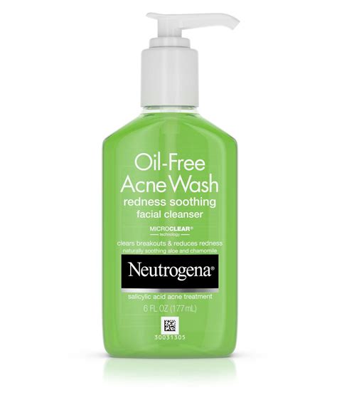 Oil-Free Acne Face Wash Redness Soothing Facial Cleanser | Neutrogena®