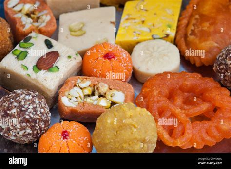 Assorted Indian sweets Stock Photo, Royalty Free Image: 39288521 - Alamy