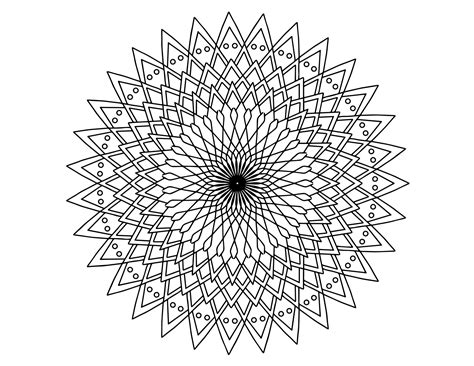 Mandala Art Black and white, Coloring page, decoration, 5150117 Vector ...