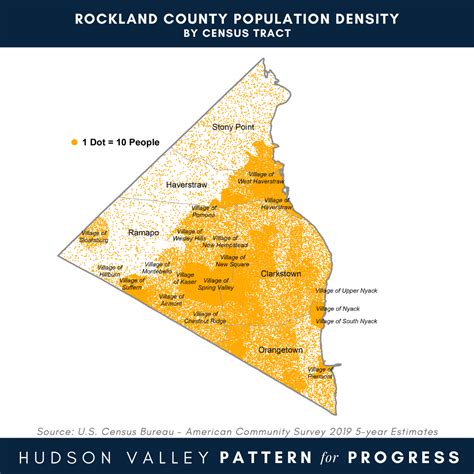 Rockland County Population Density by Census Tract – Hudson Valley ...