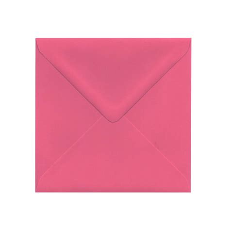 130x130mm BRIGHT PINK SQUARE 120GSM GUMMED V FLAP