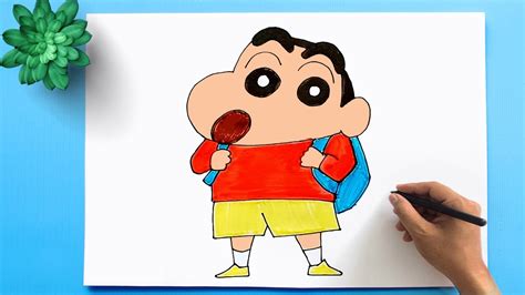 Shinchan Drawing Easy for Kids I How to draw Shinchan step by step ...