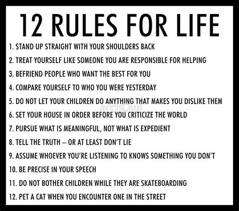 "12 rules for life jordan peterson (version 1)" Stickers by arch0wl ...