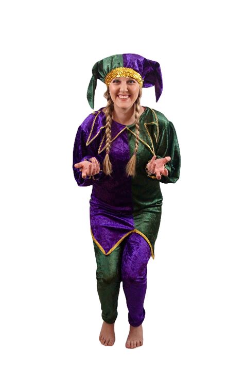 Adult Unisex Mardi Gras Jester Costume - Etsy