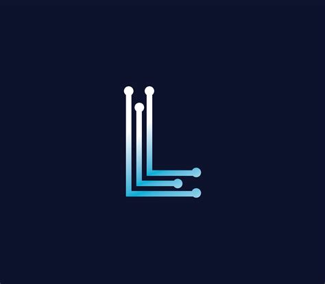 L Alphabet Connection Logo Design Concept 36324754 Vector Art at Vecteezy