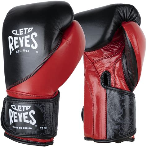 Cleto Reyes Boxing Gloves, High Precision Training, black-red, 12 Oz | 12 Oz | 1700042-2