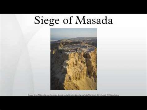 Siege of Masada - YouTube