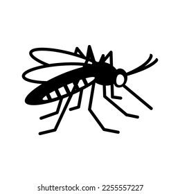 Mosquito Simple Modern Side Black Symbol Stock Vector (Royalty Free) 2255557227 | Shutterstock