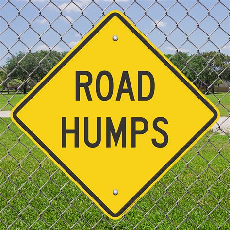 Road Speed Hump Sign , SKU: K-7031