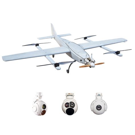 Tracking Thermal Pod Police UAV VTOL Vertical Takeoff Drone 30X Camera Monitoring HX4HFW325