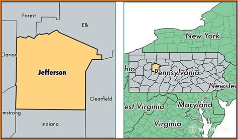 Map Of Jefferson County Pa - map : Resume Examples #nO9bmgK24D