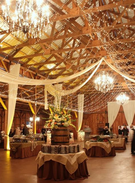 Barn Wedding Lighting Ideas