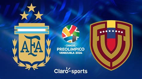 Argentina vs Venezuela, en vivo | Preolímpico Conmebol | Venezuela 2024 - YouTube