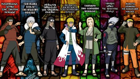 Ranking dos hokages mais fortes - Naruto Hokage de Konoha Kakashi Hatake, Minato, Gaara, Anime ...