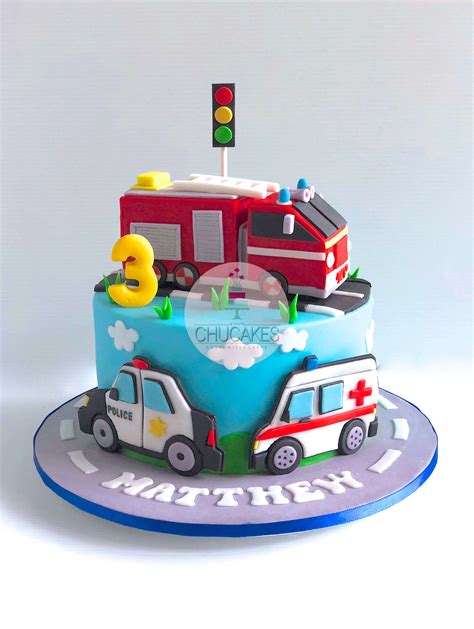 CHUCAKES : Fire Engine Cake 2