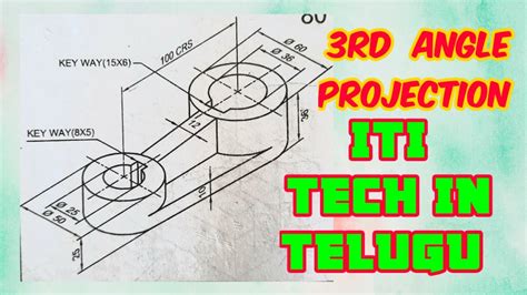 EASY TO DRAW 3RD ANGLE PROJECTION - YouTube