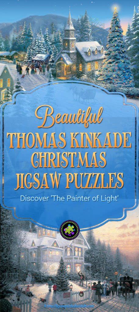 Thomas Kinkade Christmas Puzzles | Discover The Painter of Light