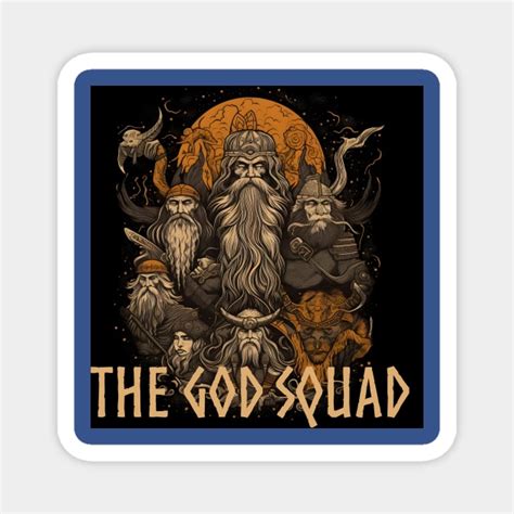 The God Squad Norse Mythology Asgardians - Norse Thor Hammer - Magnet ...