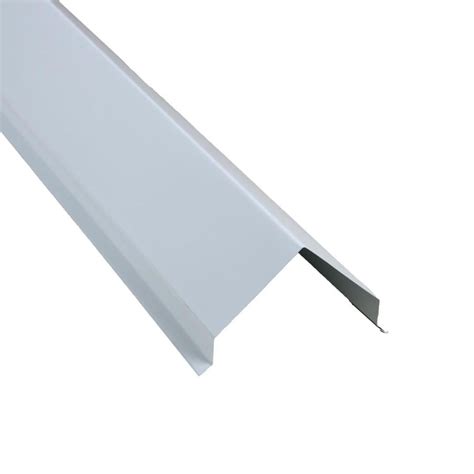 Metal Sales 5.06-in x 126-in White Outside Corner Post Metal Siding Trim at Lowes.com