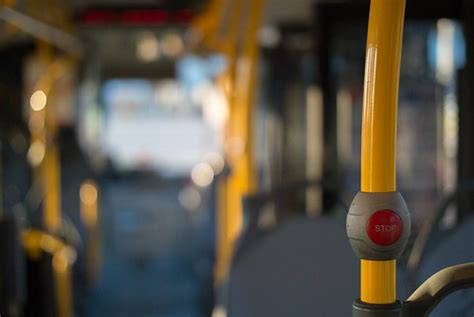 STOP button in a public transport bus | Shot with: Nikon 1 V… | Flickr