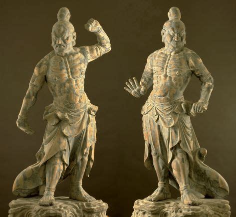 Agyo and Ungyo | Martial Arts | Statue, Japanese art, Art