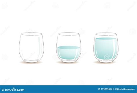 Glass Half Full Half Empty Stock Illustration | CartoonDealer.com #41417038