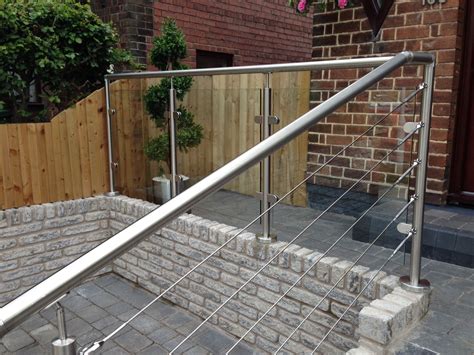 Stainless Steel Balustrade for Outdoor Steps