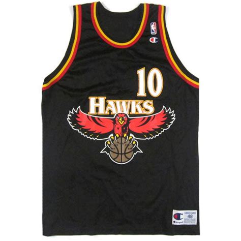 Vintage Mookie Blaylock Atlanta Hawks Champion Jersey 90s NBA ...