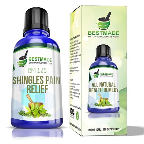 BestMade Natural Products Shingles Herpes Zoster Natural Pain Relief 30 ML (BM125) - Walmart.com